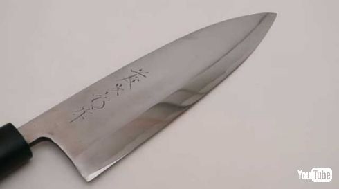 錆びた 包丁 18時間 研いだ結果 切れ味 YouTube