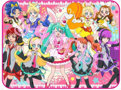 初音ミク キラキラ☆プリキュアアラモード プリキュアプリティストア限定 缶バッジ プリティストア】まさかの初音ミクコラボ！？ 限定缶バッジを9個