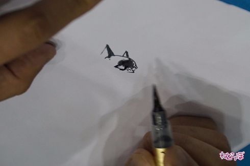 キムジュンギ Kim Jung gi 東京コミコン 東京コミックコンベンション2017 ライブドローイング ぺんてる 筆ペン