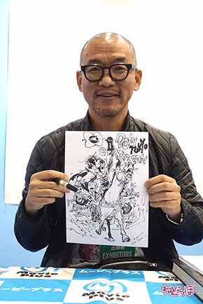 キムジュンギ Kim Jung gi 東京コミコン 東京コミックコンベンション2017 ライブドローイング ぺんてる 筆ペン
