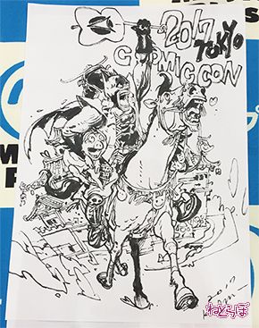 筆ペン1本で生み出す超絶ライブドローイング！ キム・ジョンギの