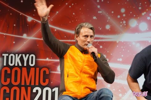 マッツ・ミケルセン マッツ 東京コミコン 東京コミックコンベンション カール・アーバン ネイサン・フィリオン 福原かれん 来日 ハリウッド