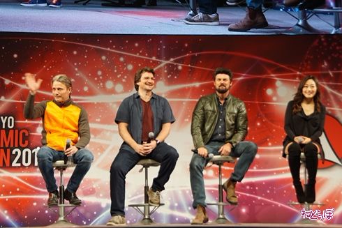 マッツ・ミケルセン マッツ 東京コミコン 東京コミックコンベンション カール・アーバン ネイサン・フィリオン 福原かれん 来日 ハリウッド