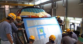 70000形製造の様子