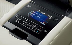 リアアームレスト 大型カラーディスプレイ