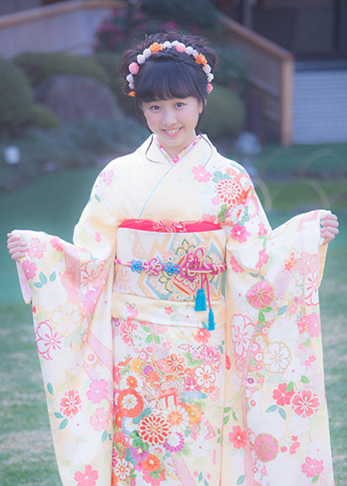 オスカープロモーション 晴れ着撮影会 本田望結