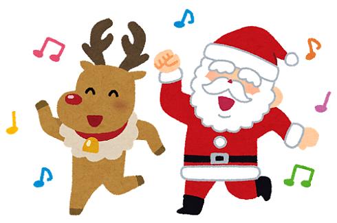サンタとトナカイ