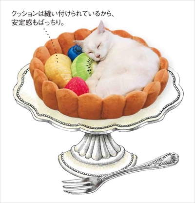 スイーツにゃんこクッション