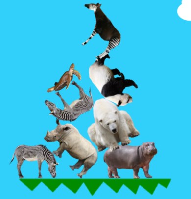 どうぶつタワーバトル 名試合 回転