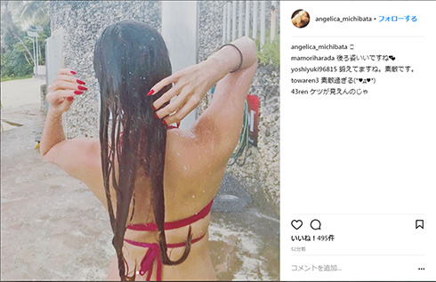 道端アンジェリカ タトゥー 鳥 Instagram