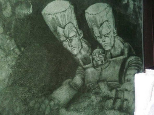 絨毯 アート イラスト エヴァンゲリオン ガンダム