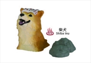 温泉動物　デスクトップフィギュア