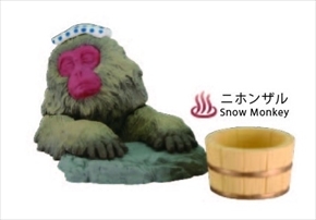 温泉動物　デスクトップフィギュア