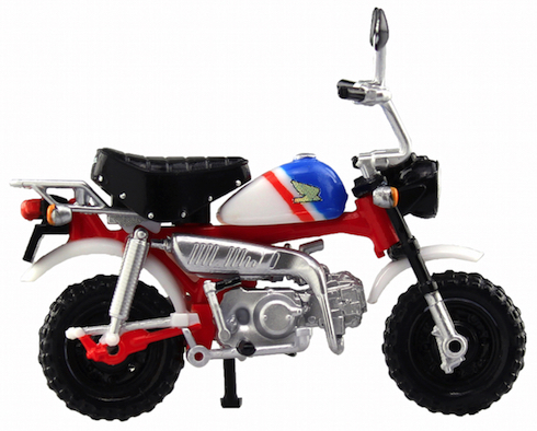 モンキー ゴリラ バイク ミニチュア カプセルトイ