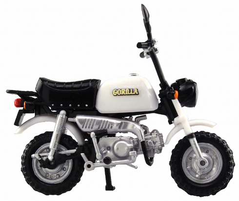 モンキー ゴリラ バイク ミニチュア カプセルトイ