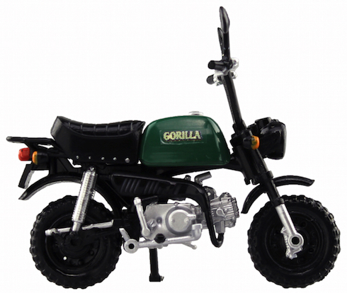 モンキー ゴリラ バイク ミニチュア カプセルトイ