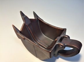 油圧ショベル カップ 黒鉄 鉄さび ショベルカー コーヒー リッパーバケット