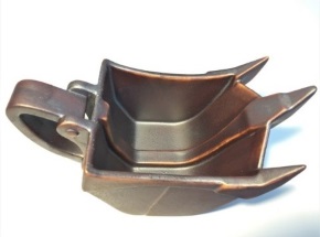 油圧ショベル カップ 黒鉄 鉄さび ショベルカー コーヒー リッパーバケット