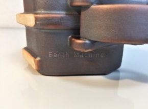 油圧ショベル カップ 黒鉄 鉄さび ショベルカー コーヒー リッパーバケット