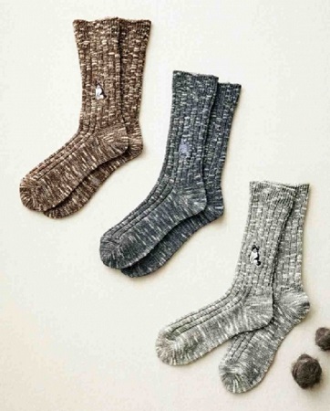 猫毛かくれんぼソックス