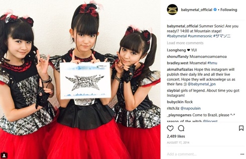 SU-METAL MOAMETAL YUIMETAL BABYMETAL