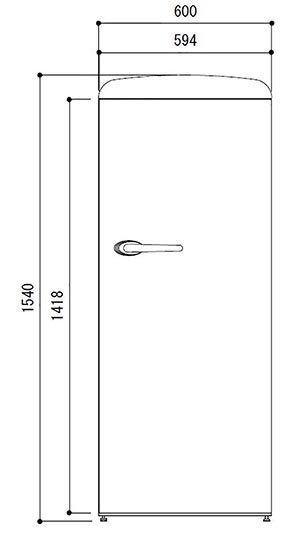 ワーゲンバス冷蔵庫　設置スペース