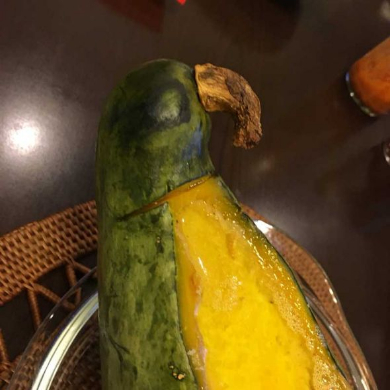 かぼちゃグラタン ひっくり返って死んだオウム