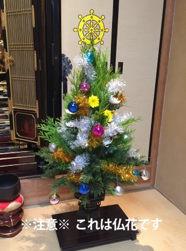 仏花 極楽 宝樹 クリスマスツリー 偶然 気のせい