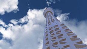 スーパーボールを物理エンジンでシミュレーション