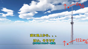 スーパーボールを物理エンジンでシミュレーション