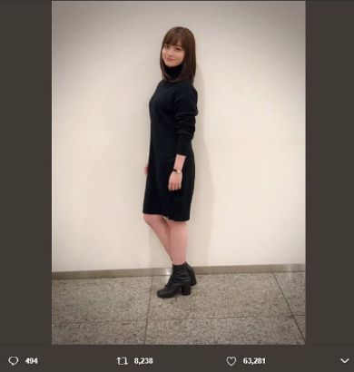 橋本環奈 クリスマス 私服 Twitter