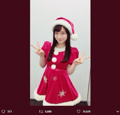 橋本環奈 クリスマス サンタコス コスプレ Twitter