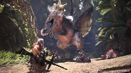 モンスターハンター：ワールド プレイ画面