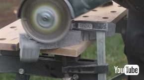 石の塊 石のナイフ 作り方 研磨 YouTube