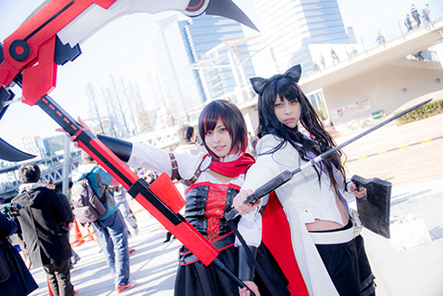 コミックマーケット93　C93　コスプレ　コスプレイヤー　RWBY　ブレイク・ベラドンナ　ルビー・ローズ