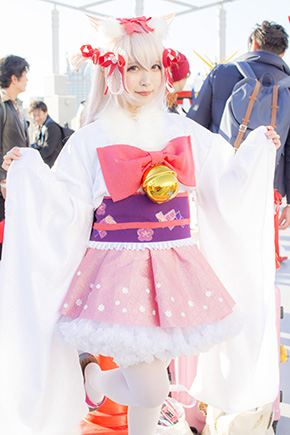 コミックマーケット93　C93　コスプレ　コスプレイヤー　アズールレーン　如月（正月）