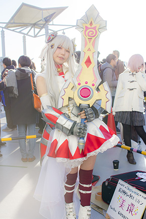 コミックマーケット93　C93　コスプレ　コスプレイヤー　ブレイブファンタジア　猫神剣の騎士ミカン