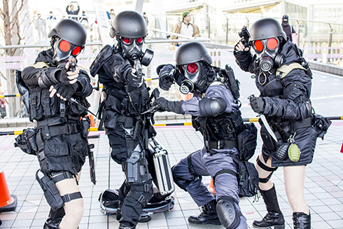 コミックマーケット93　C93　コスプレ　コスプレイヤー　ガスマスク