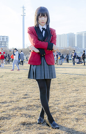 コミックマーケット93　C93　コスプレ　コスプレイヤー　えなこ　賭ケグルイ　蛇喰夢子