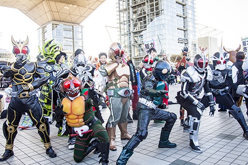 コミックマーケット93　C93　コスプレ　コスプレイヤー　仮面ライダー