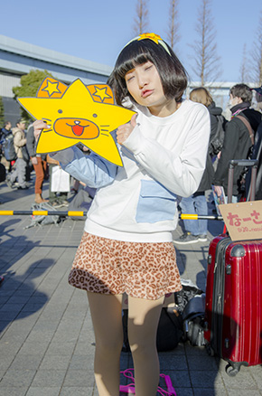 コミックマーケット93　C93　コスプレ　コスプレイヤー　にゃんこスター　煮物顔　アンゴラ村長