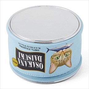 フェリシモ猫部・お魚猫缶ポーチ