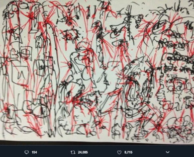 小林ゆう 画伯 絵 イラスト 初夢