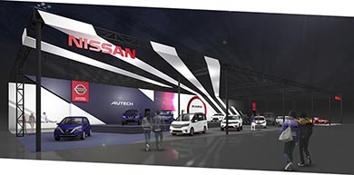 日産ブースの外観イメージ