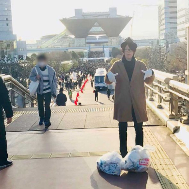 コミケ ごみ拾い 伊藤新