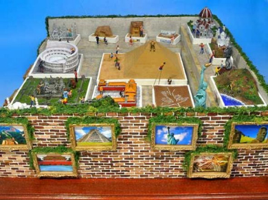 世界遺産 模型 ばーちゃわーるど ジオラマ