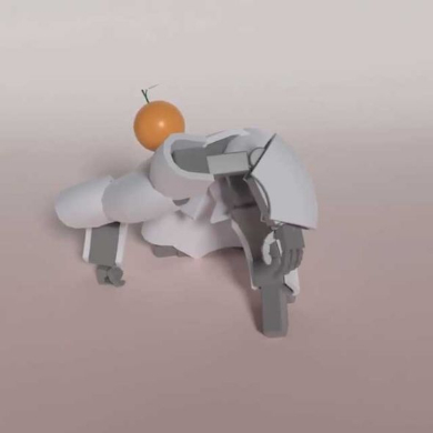 鏡開き 3D 変形