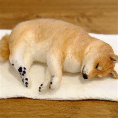 羊毛フェルト 柴犬