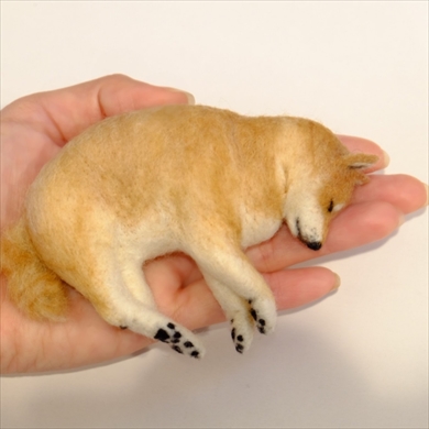 羊毛フェルト 柴犬
