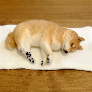 羊毛フェルト 柴犬